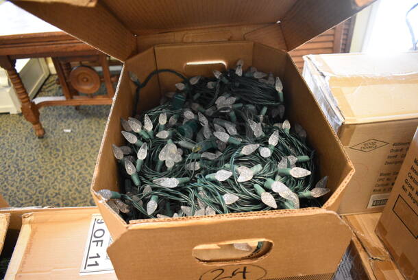ALL ONE MONEY! Lot of Various Boxes of Christmas Decorations! BUYER MUST REMOVE. (yellow clothing store) - Image 3 of 8
