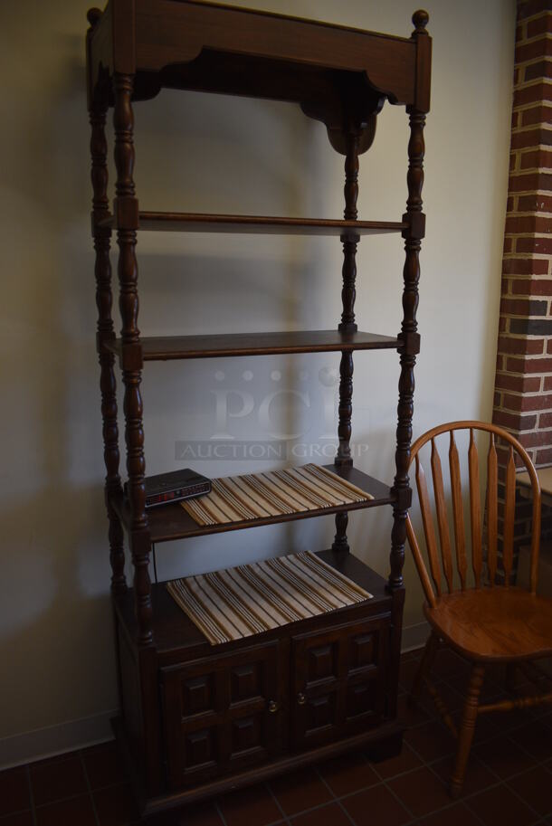 ALL ONE MONEY! Lot of Various Office Items Including Desk, Table, Chairs, Filing Cabinet, Bookshelf. BUYER MUST REMOVE. Desk 60x30x29.5. (bakery kitchen - office) - Image 6 of 7