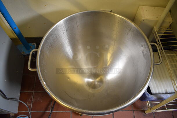 Stainless Steel Commercial Mixing Bowl and Bowl Dolly for Hobart Mixer. 26x21x23. (bakery kitchen) - Image 2 of 4