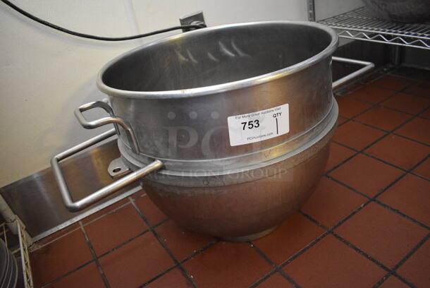 Stainless Steel Commercial Mixing Bowl for Hobart Mixer. 29x19x17. (bakery kitchen) - Image 3 of 4