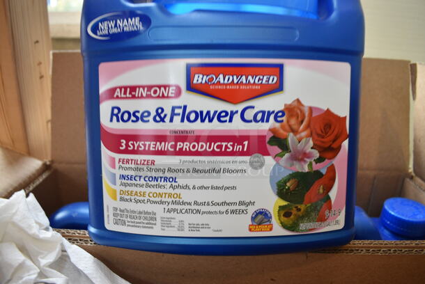 4 Boxes of 4 BRAND NEW IN BOX! Bioadvanced Rose Flower Care Jugs. Total of 16. 7.5x4x9. 4 Times Your Bid! (greenhouse) - Image 2 of 4