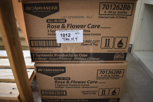 4 Boxes of 4 BRAND NEW IN BOX! Bioadvanced Rose Flower Care Jugs. Total of 16. 7.5x4x9. 4 Times Your Bid! (greenhouse) - Image 4 of 4