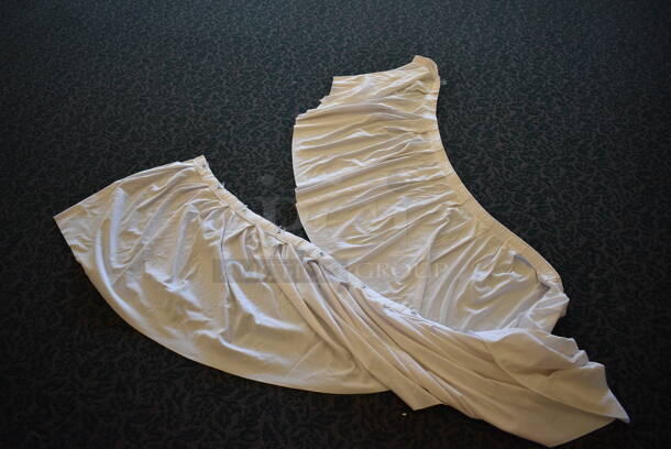 ALL ONE MONEY! Lot of 3 Bins of Various Fabrics Including Chef Shirts and Table Skirts! (ballroom) - Image 6 of 8