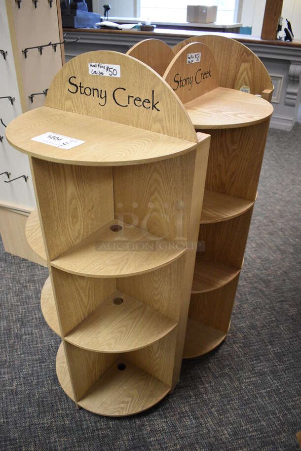 ALL ONE MONEY! Lot of 4 Wooden Racks. 17.5x12.5x41. (garden center) - Image 2 of 3
