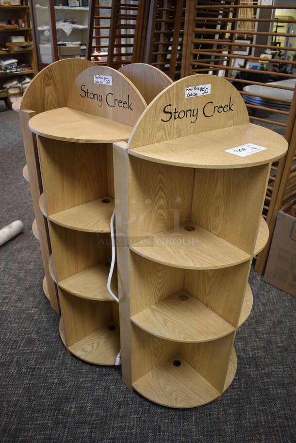 ALL ONE MONEY! Lot of 4 Wooden Racks. 17.5x12.5x41. (garden center) - Image 3 of 3