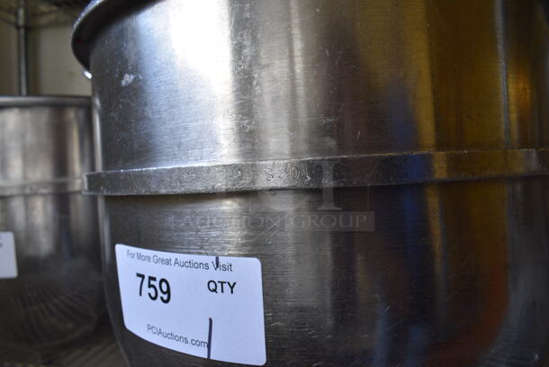 S30 Stainless Steel Commercial 30 Quart Mixing Bowl. 17.5x15.5x13.5. (bakery kitchen) - Image 3 of 4