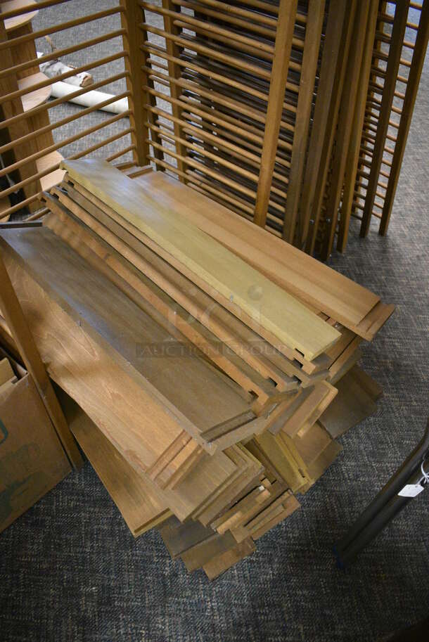 ALL ONE MONEY! Lot of Wooden Rack and Pieces! Includes 27x18x70. (garden center) - Image 3 of 5