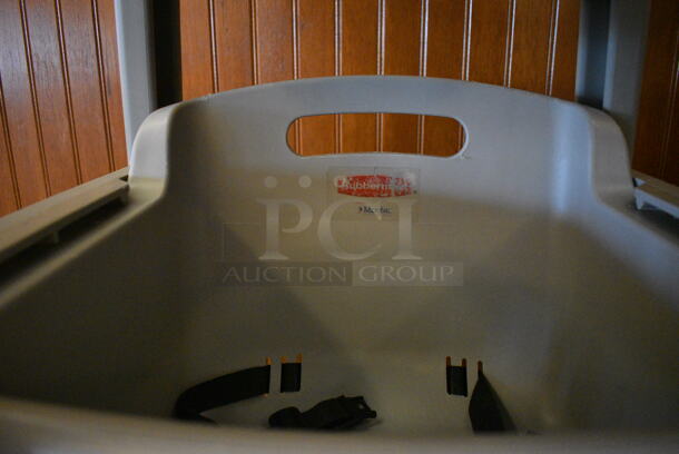 3 Rubbermaid Gray Poly High Chairs on Commercial Casters. 22x23x31. 3 Times Your Bid! (ballroom) - Image 5 of 5