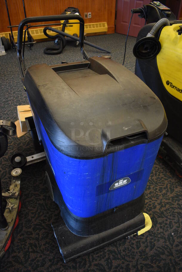 Windsor Model SC16SP Commercial Floor Cleaning Machine w/ Charger and Box of Pads. 30x39x40. Unit Was In Working Condition When Restaurant Closed. (ballroom) - Image 3 of 9