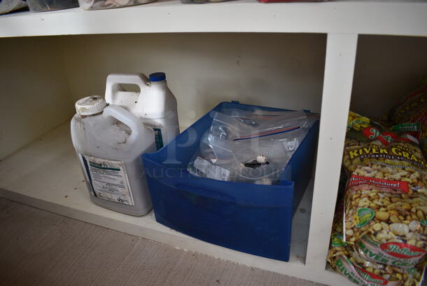 ALL ONE MONEY! Shelf Lot of Various Items Including Watering Cans! BUYER MUST REMOVE. Shelf: 167x12. (greenhouse) - Image 7 of 7