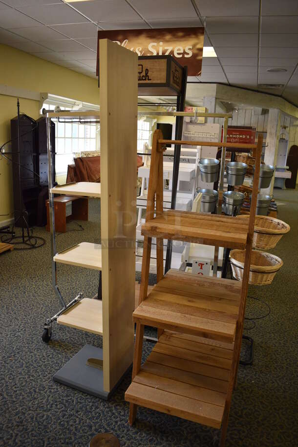 ALL ONE MONEY! Lot of Various Racks! Includes 20x30x59. (yellow clothing store) - Image 5 of 6