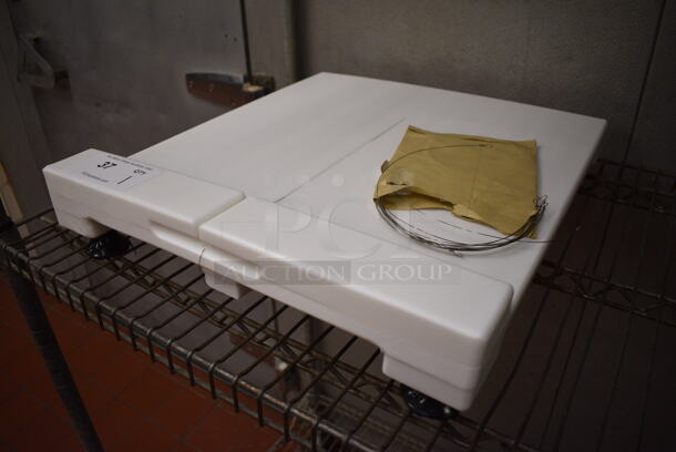 White Countertop Cheese Cutting Station. 18x20x4. (kitchen) - Image 2 of 4