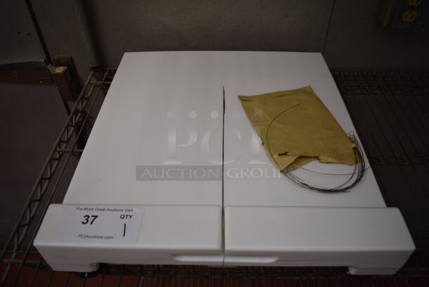 White Countertop Cheese Cutting Station. 18x20x4. (kitchen) - Image 3 of 4