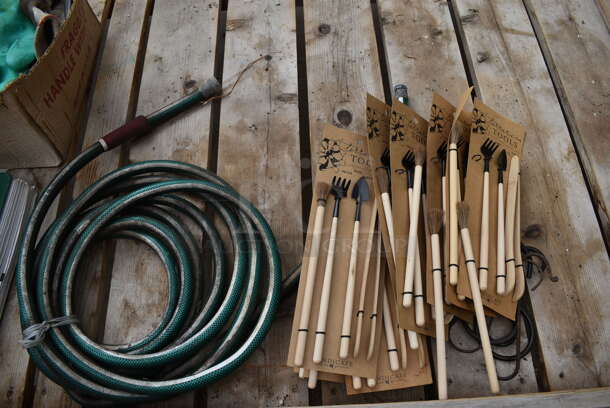 Wooden Stands w/ Contents Including Books. BUYER MUST REMOVE. 72.5x72.5x28.5. (greenhouse) - Image 6 of 7