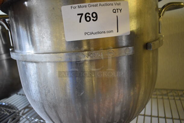 30SST Stainless Steel Commercial 30 Quart Mixing Bowl. 19.5x15.5x13.5. (bakery kitchen) - Image 4 of 4