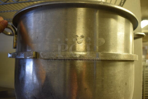 DS30 Stainless Steel Commercial 30 Quart Mixing Bowl. 19.5x15.5x13.5. (bakery kitchen) - Image 3 of 4