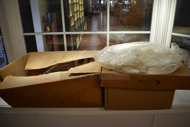 ALL ONE MONEY! Lot of Poly Cake Stand Pieces! (icing kitchen) - Image 1 of 4