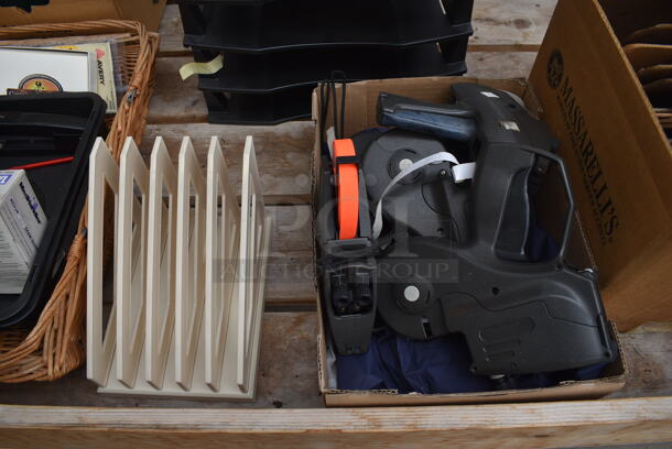 Wooden Stands w/ Contents Including Fans. BUYER MUST REMOVE. 72.5x72.5x28.5. (greenhouse) - Image 6 of 10