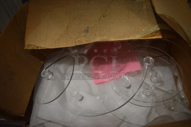 ALL ONE MONEY! Lot of Poly Cake Stand Pieces! (icing kitchen) - Image 4 of 4