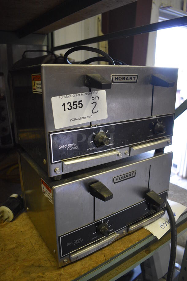 2 Hobart Stainless Steel Commercial Countertop 4 Slot Toasters. 12.5x10x8. 2 Times Your Bid! (warehouse) - Image 2 of 4