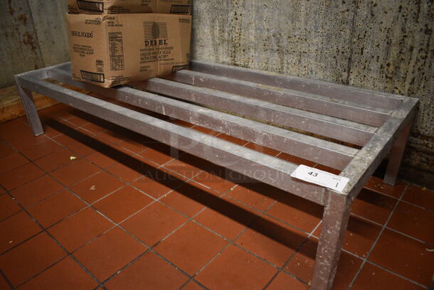 Metal Commercial Dunnage Rack. 60x24x12. (kitchen) - Image 1 of 3