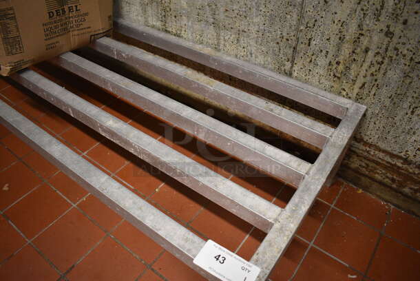 Metal Commercial Dunnage Rack. 60x24x12. (kitchen) - Image 2 of 3