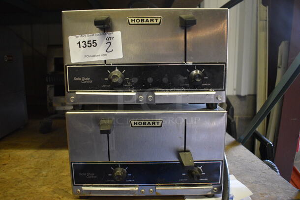 2 Hobart Stainless Steel Commercial Countertop 4 Slot Toasters. 12.5x10x8. 2 Times Your Bid! (warehouse) - Image 4 of 4