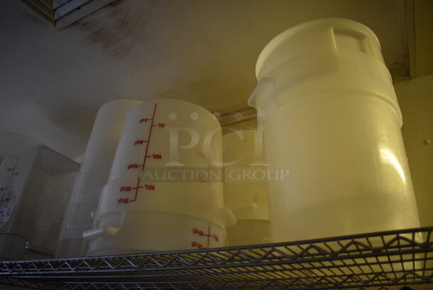 ALL ONE MONEY! Lot of 15 Various Poly Containers! Includes 11x12x16. (bakery kitchen) - Image 4 of 4
