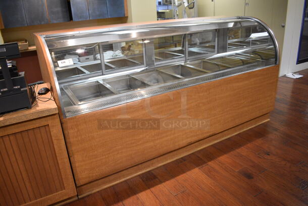 RPI Industries Model SCLB96D Metal Commercial Floor Style Deli Display Case Merchandiser. 115/208-230 Volts, 1 Phase. 96x38x50. Unit Was In Working Condition When Restaurant Closed. (gift shop) - Image 3 of 8
