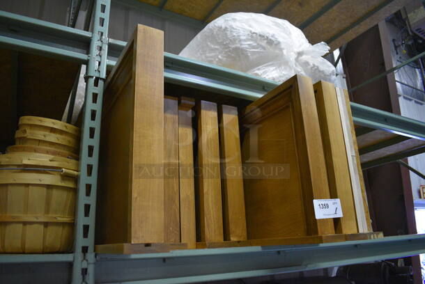 ALL ONE MONEY! Lot of Wooden Panels! Includes 60x4x19.5. (warehouse) - Image 3 of 3