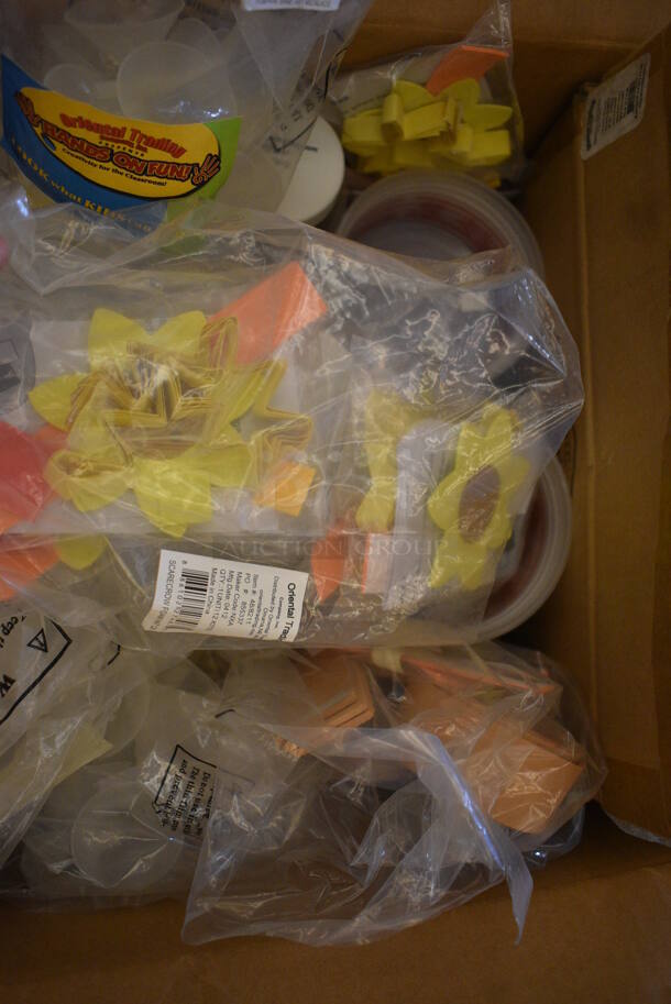 ALL ONE MONEY! Lot of Various Items Including Paper Decorations and Sand Like Material. (ballroom) - Image 4 of 4