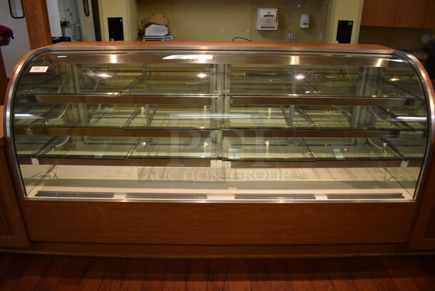 RPI Industries Model SCLB96D Metal Commercial Floor Style Deli Display Case Merchandiser. 115 Volts, 1 Phase. 96x38x50. Unit Was In Working Condition When Restaurant Closed. (gift shop)