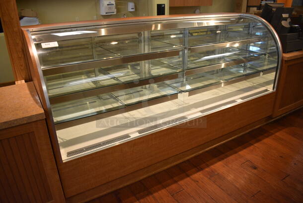 RPI Industries Model SCLB96D Metal Commercial Floor Style Deli Display Case Merchandiser. 115 Volts, 1 Phase. 96x38x50. Unit Was In Working Condition When Restaurant Closed. (gift shop) - Image 2 of 5