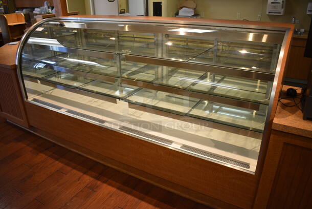 RPI Industries Model SCLB96D Metal Commercial Floor Style Deli Display Case Merchandiser. 115 Volts, 1 Phase. 96x38x50. Unit Was In Working Condition When Restaurant Closed. (gift shop) - Image 3 of 5