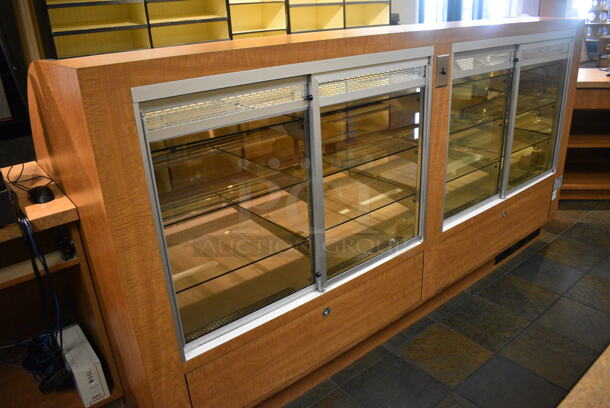 RPI Industries Model SCLB96D Metal Commercial Floor Style Deli Display Case Merchandiser. 115 Volts, 1 Phase. 96x38x50. Unit Was In Working Condition When Restaurant Closed. (gift shop) - Image 4 of 5