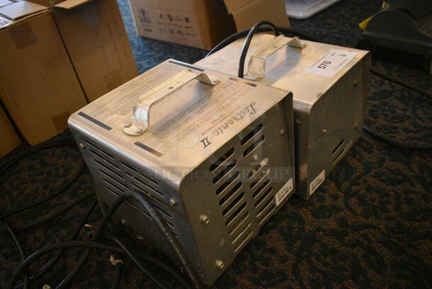 2 Lestronic II 24 Volt Battery Chargers. 9x10.5x9, 9x9.5x10. 2 Times Your Bid! (ballroom) - Image 3 of 6