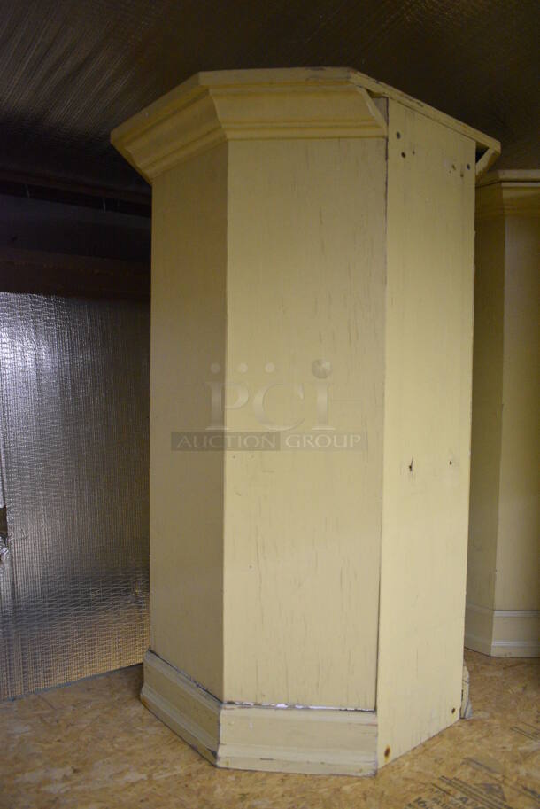 ALL ONE MONEY! Lot of 3 Wooden Pedestals! Includes 30x24x36. (warehouse) - Image 2 of 4