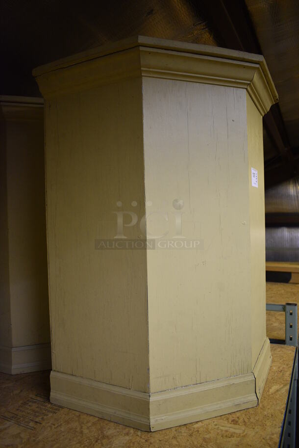 ALL ONE MONEY! Lot of 3 Wooden Pedestals! Includes 30x24x36. (warehouse) - Image 3 of 4