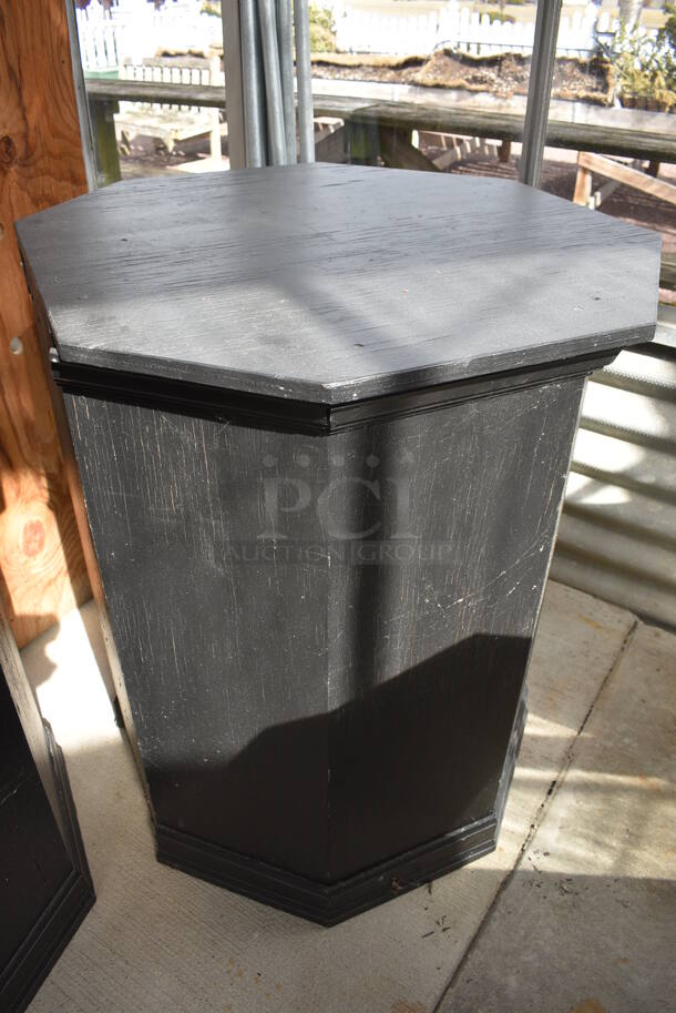 2 Black Wooden Stands. 31.5x29.5x36. 2 Times Your Bid! (greenhouse) - Image 2 of 7