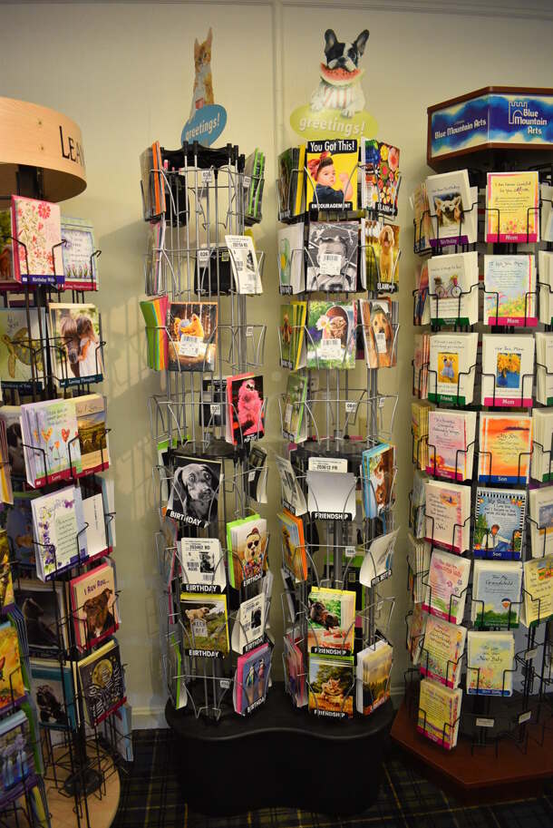 4 Various Racks w/ Contents Including Cards. Includes 27x27x75. 4 Times Your Bid! (blue retail store) - Image 3 of 5