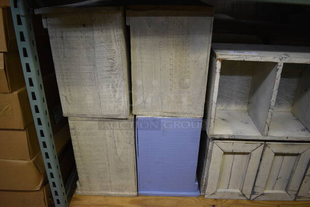 ALL ONE MONEY! Lot of Various Wooden Units! Includes 27x9.5x14. (warehouse) - Image 3 of 5