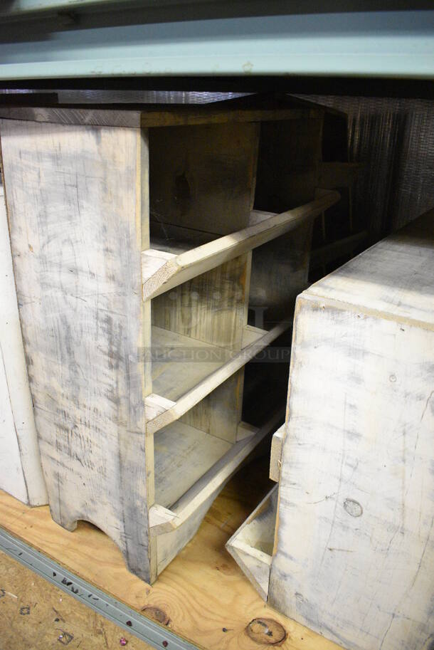 ALL ONE MONEY! Lot of Various Wooden Units! Includes 27x9.5x14. (warehouse) - Image 4 of 5