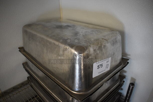 10 Stainless Steel Full Size Drop In Bins. 1/1x6. 10 Times Your Bid! (drop in bin kitchen) - Image 2 of 3