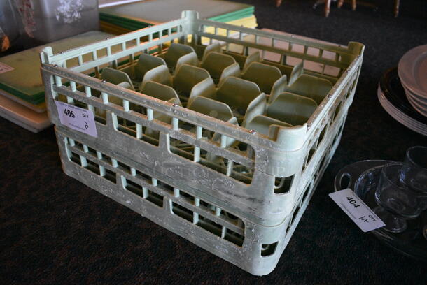 ALL ONE MONEY! Lot of 2 Poly Dish Caddies! 19.5x19.5x5.5. (main dining room) - Image 3 of 3