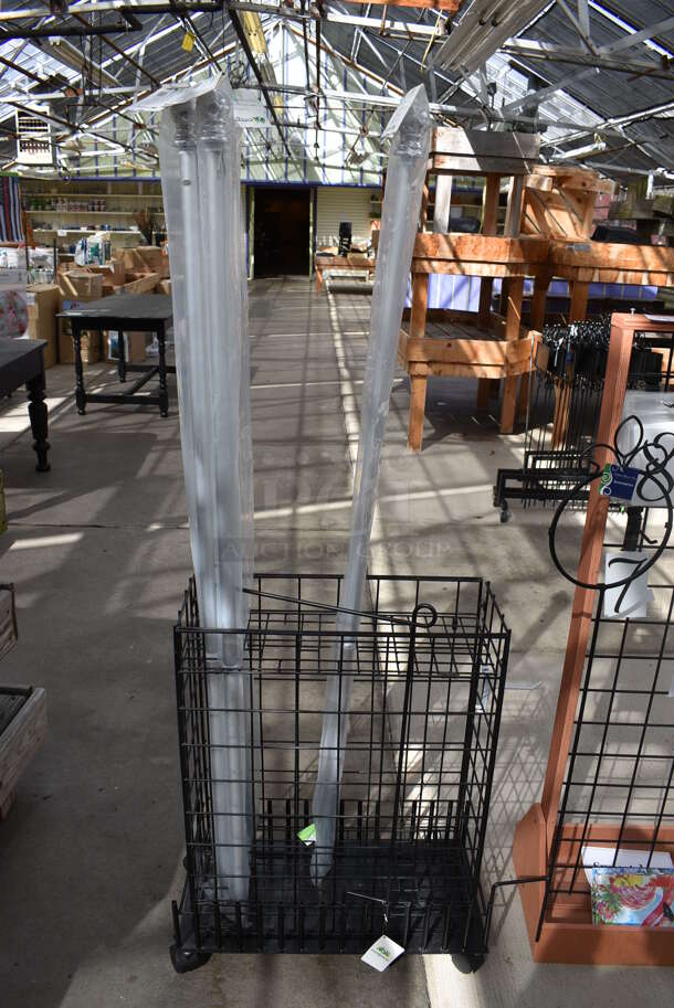 2 Racks w/ Contents Including Numbers. 36.5x12x49.5, 24x12x30. 2 Times Your Bid! (greenhouse) - Image 3 of 7