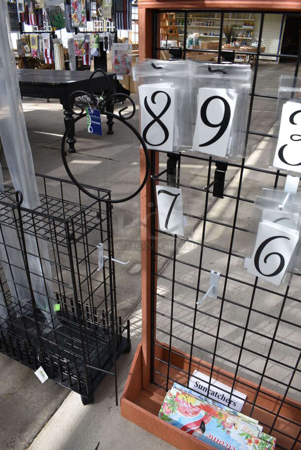 2 Racks w/ Contents Including Numbers. 36.5x12x49.5, 24x12x30. 2 Times Your Bid! (greenhouse) - Image 7 of 7