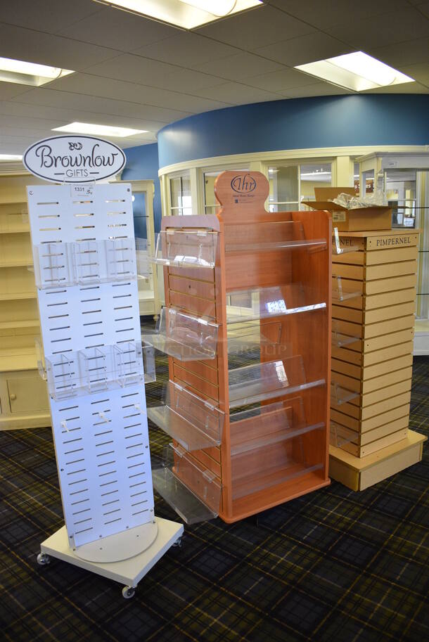 3 Various Racks. Includes 20x16x72. 3 Times Your Bid! (blue retail store)