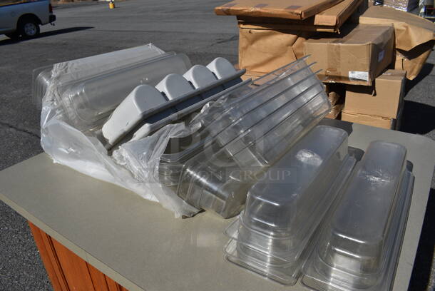 ALL ONE MONEY! Pallet Lot Counter and Poly Bins. 48x42x34.5. (warehouse) - Image 3 of 4