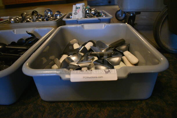 ALL ONE MONEY! Lot of Lifters and Spades in Gray Poly Bus Bin! 15x22x5. (buffet) - Image 3 of 4