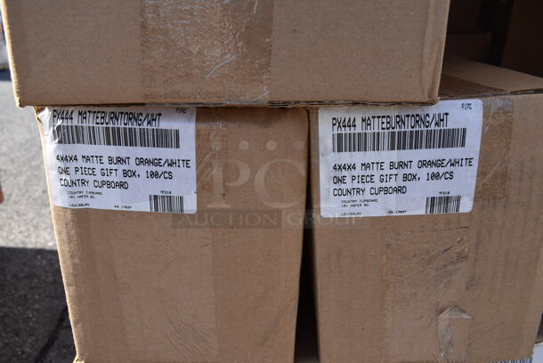 ALL ONE MONEY! Pallet Lot of Various Items Including Matte Burnt Orange Gift Boxes. (warehouse) - Image 3 of 6